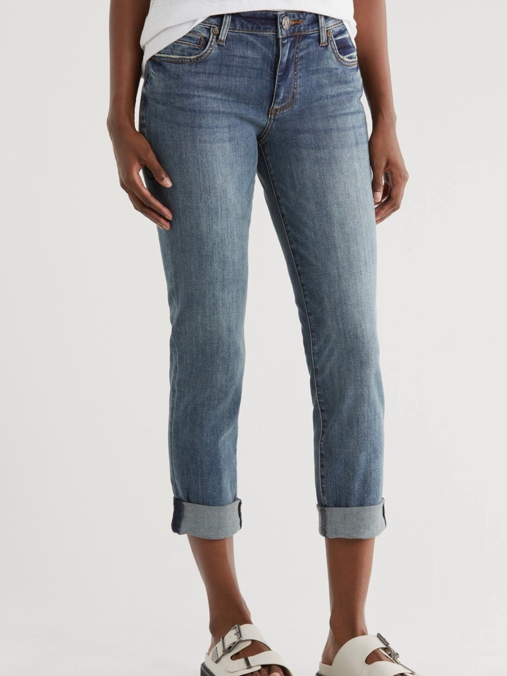 Kut from the Kloth Women's Light Blue Boyfriend Jeans
